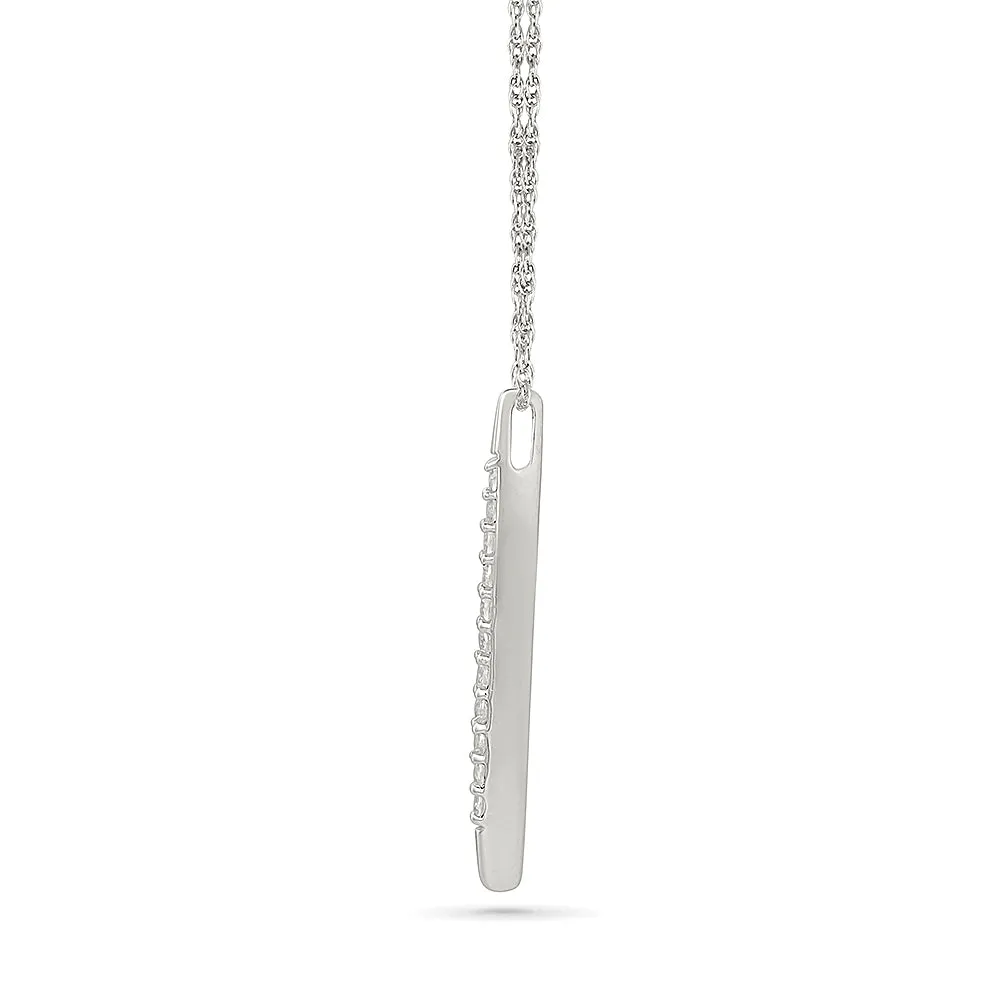 Slender Shimmer Pendant