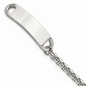 Stainless Steel Polished 8.75in ID Bracelet