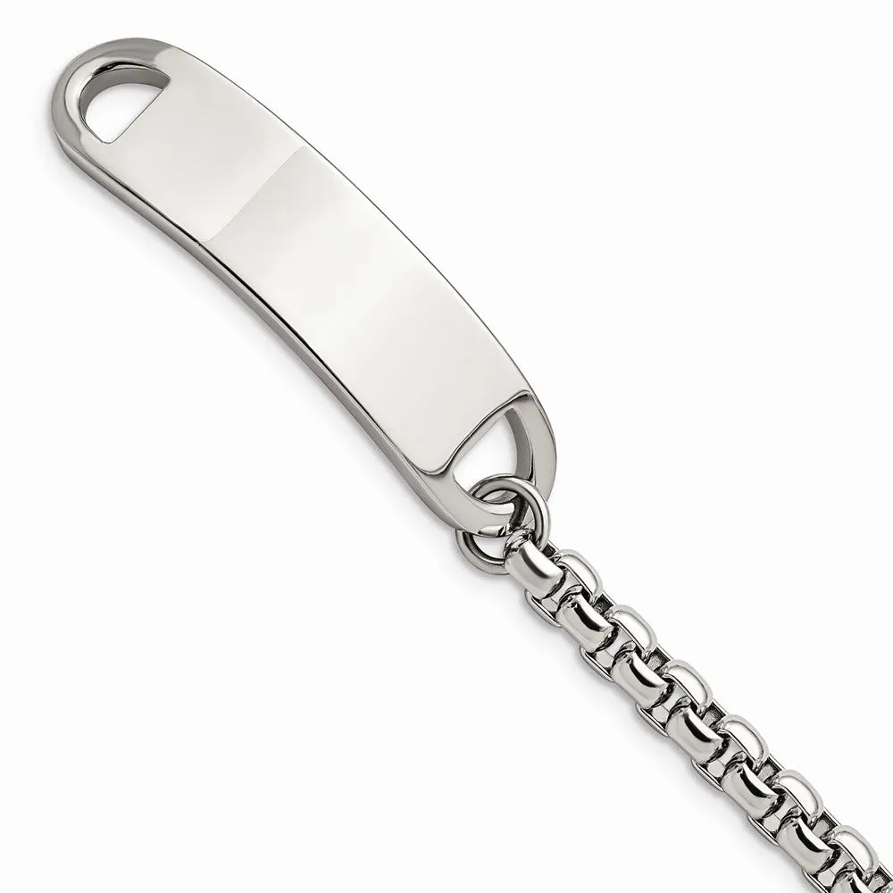 Stainless Steel Polished 8.75in ID Bracelet