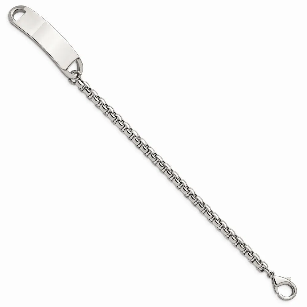 Stainless Steel Polished 8.75in ID Bracelet