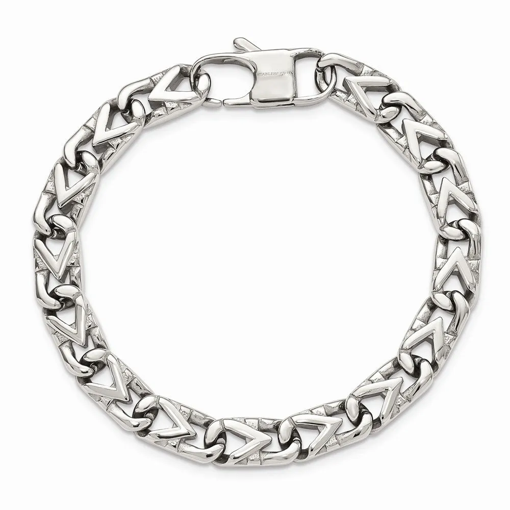 Stainless Steel Polished 8mm Bracelet