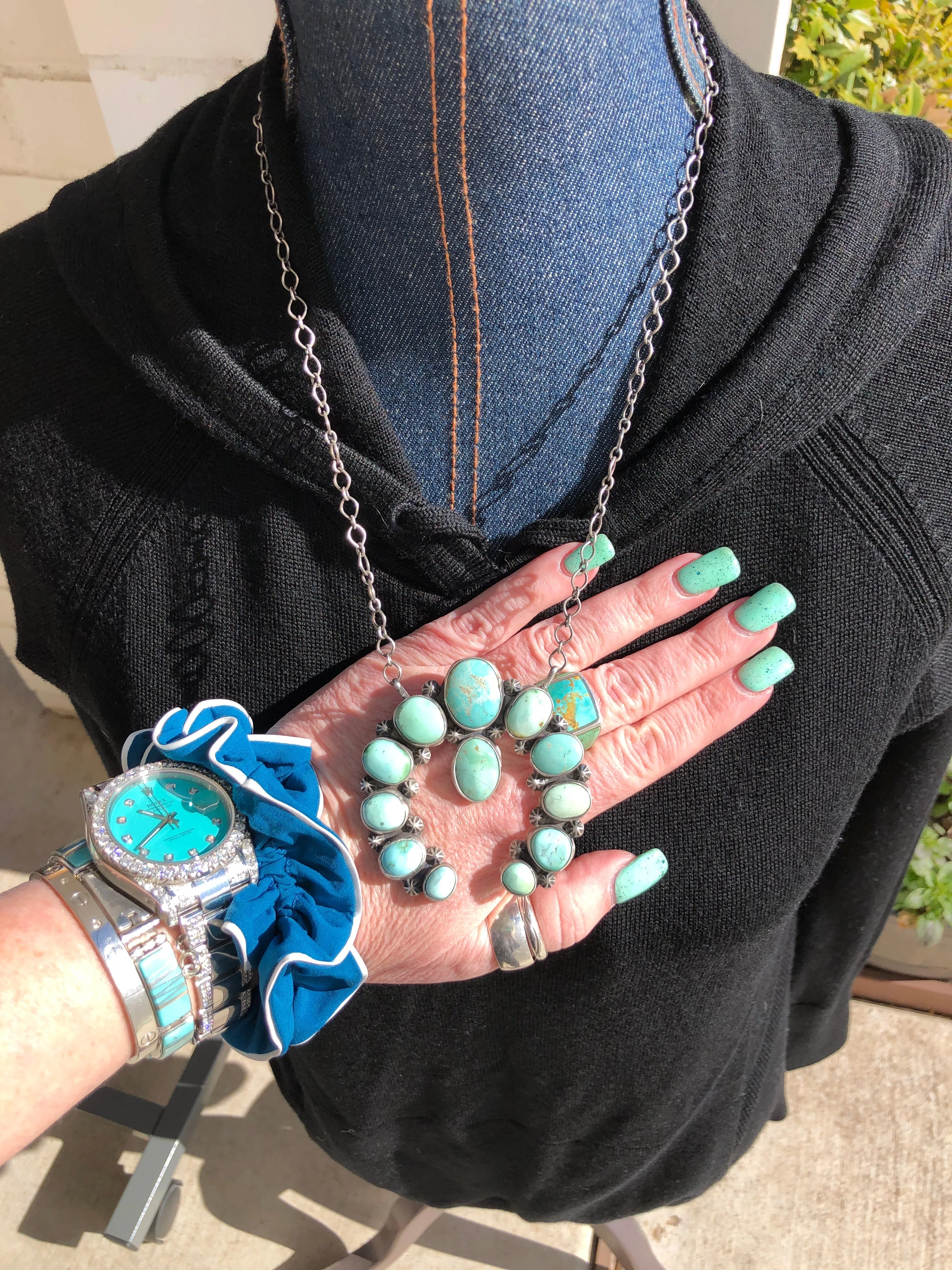 “Statement” 12 Stone Naja Necklace
