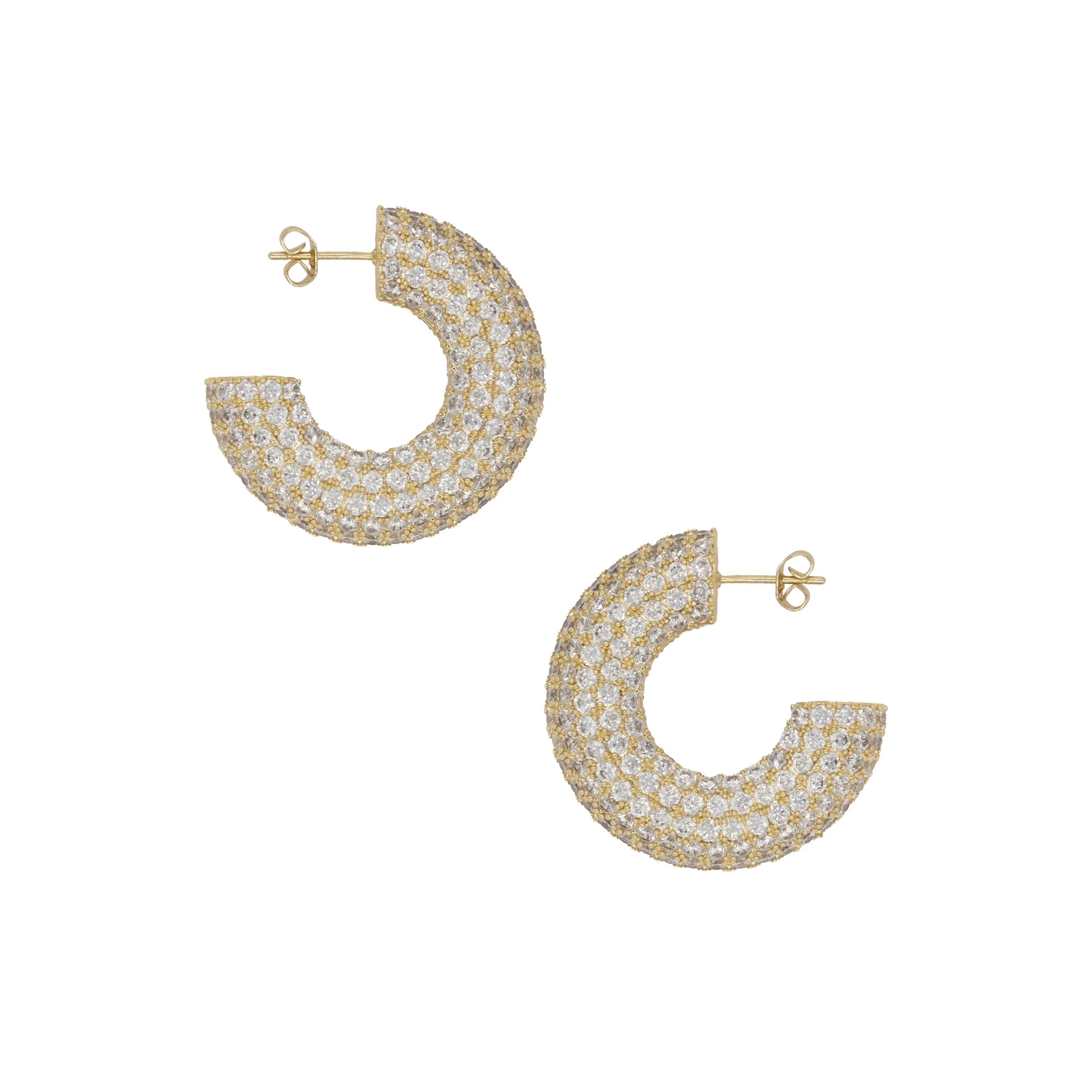 THE LISA PAVÉ HOOP