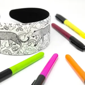 The Sis Kiss Color Me Headband and Bracelet