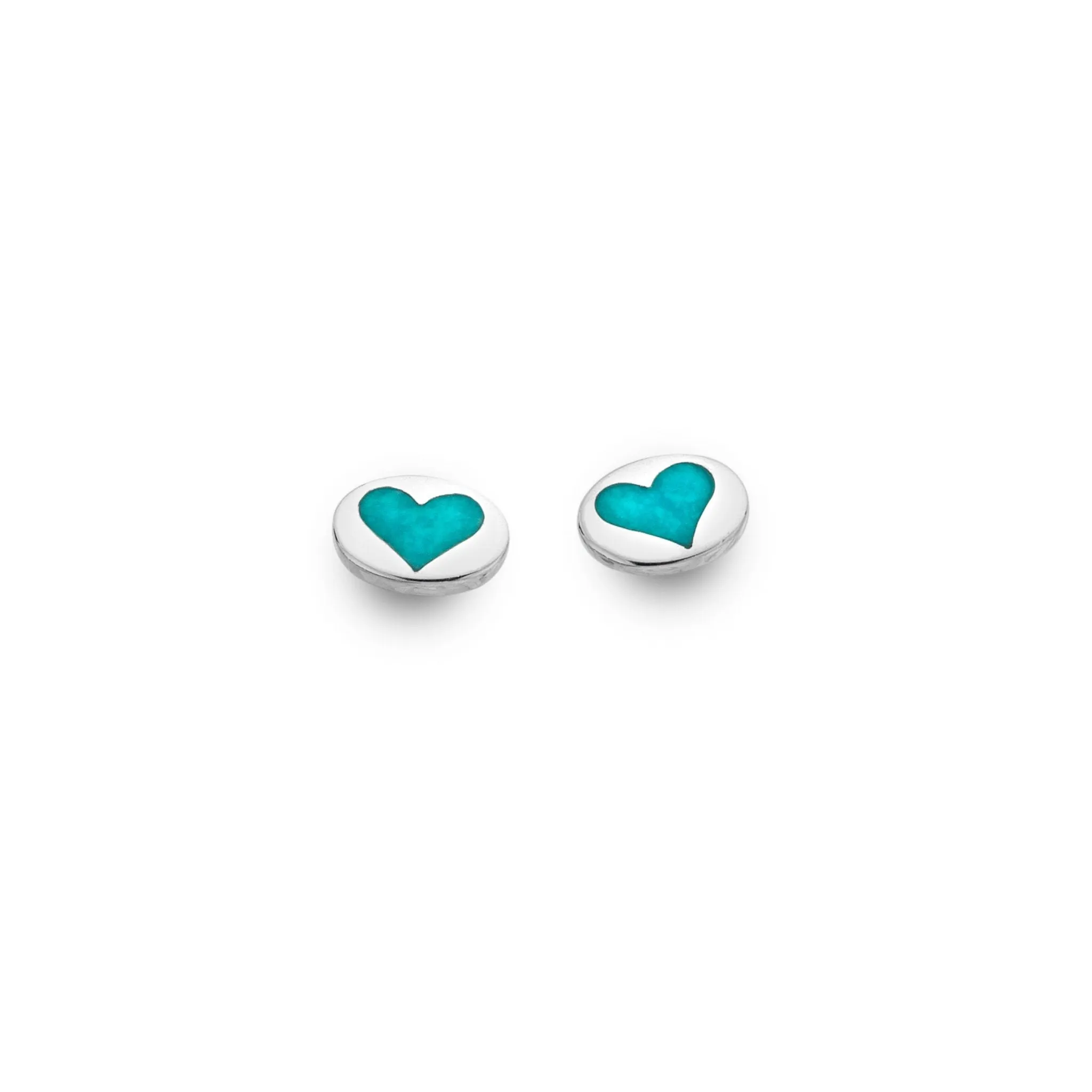 Turquoise Sweetheart Studs